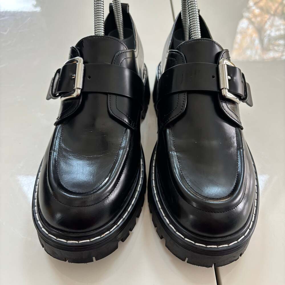 Marc Fisher LTD Tarla Leather Lugged-Sole Loafers Womens 7 - Picture 9 of 9